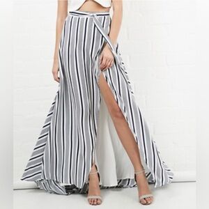 Revolve The Jetset Diaries Her Allies Stripe Maxi Skirt NWOT